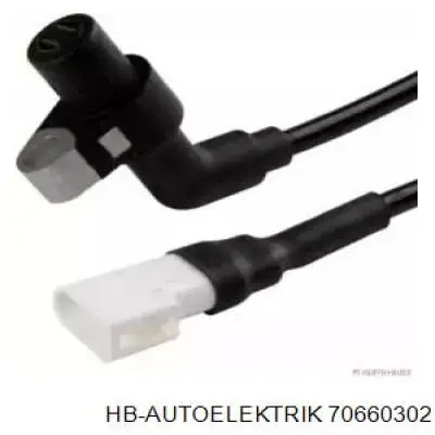 70660302 HB Autoelektrik датчик абс (abs передний)