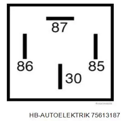 Реле многофункциональное 75613187 HB Autoelektrik