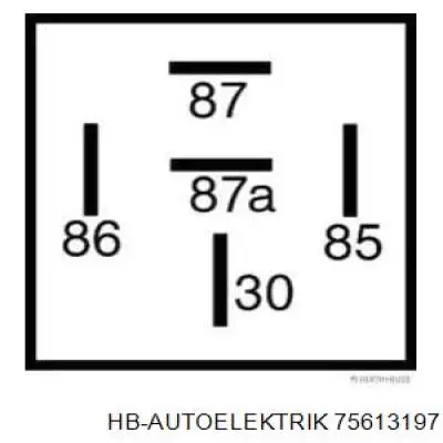 Реле многофункциональное 75613197 HB Autoelektrik