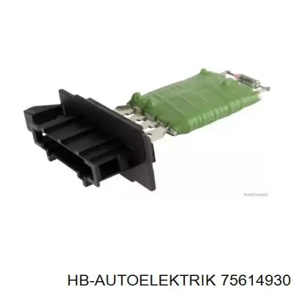 Резистор печки 75614930 HB Autoelektrik