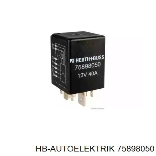 Реле электробензонасоса 75898050 HB Autoelektrik