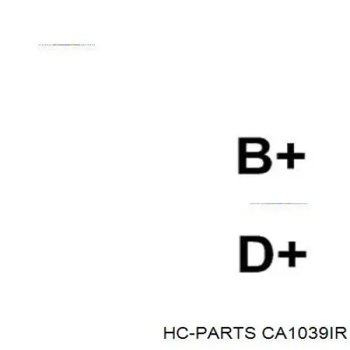 CA1039IR HC Parts Генератор автомобильный