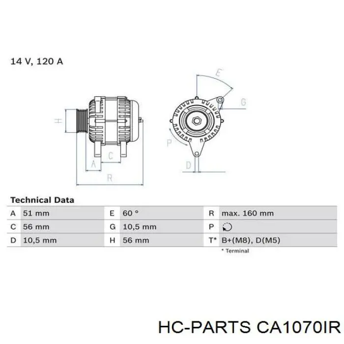 Автомобильный генератор Opel 6204115 цена, от 125.39 USD