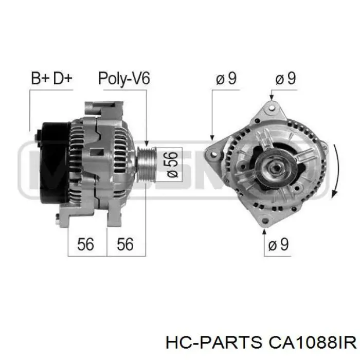 CA1088IR HC Parts