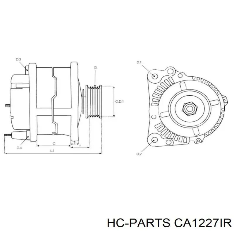 Автомобильный генератор Ford Escort IV хэтчбек (GAF, AWF, ABFT) (1985 - 1990) цена, от 88.24 USD