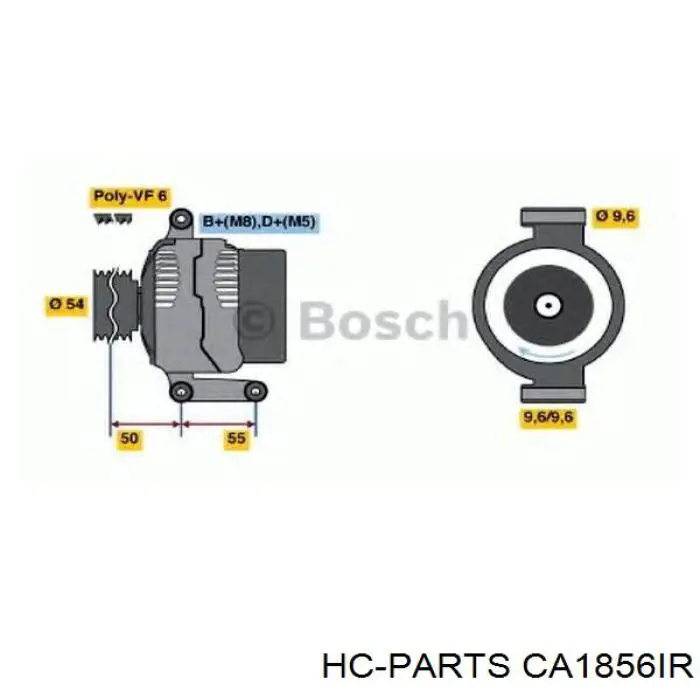 Генератор 52003511 Fiat/Alfa/Lancia