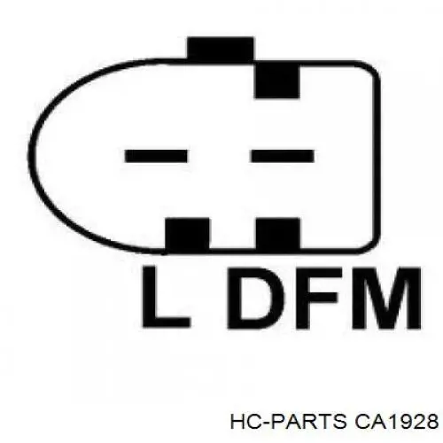 Купить CA1928 HC Parts Генератор