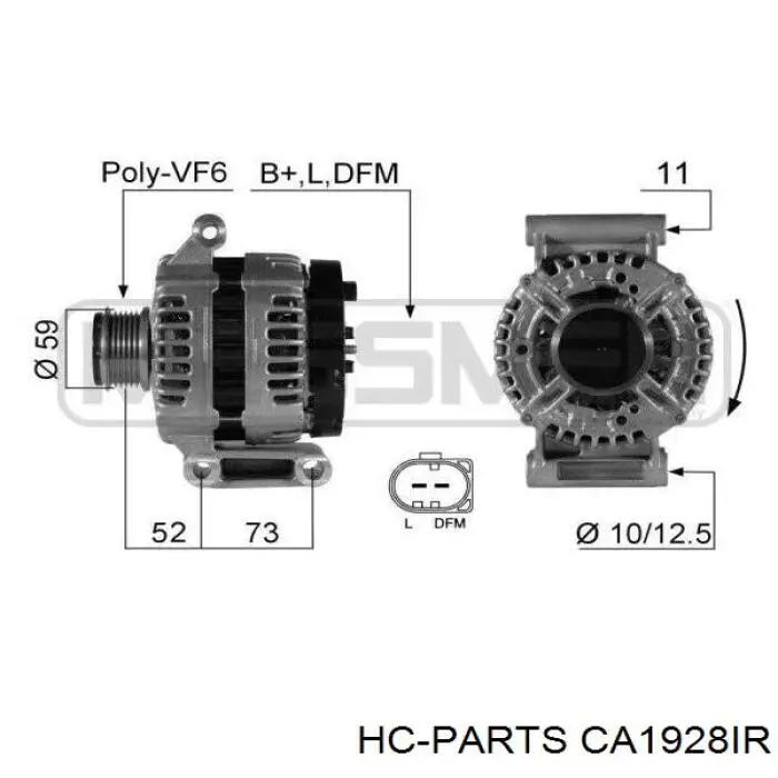 CA1928IR HC Parts генератор