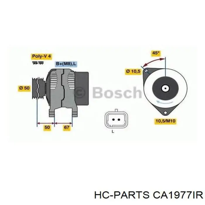 Купить CA1977IR HC Parts Генератор