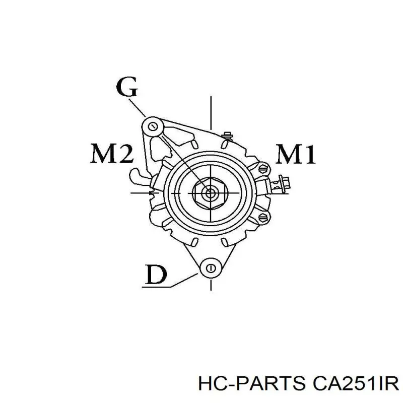 CA251IR HC Parts генератор