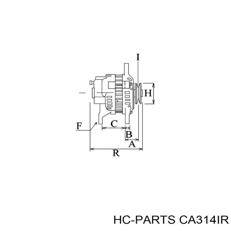 CA314IR HC Parts генератор