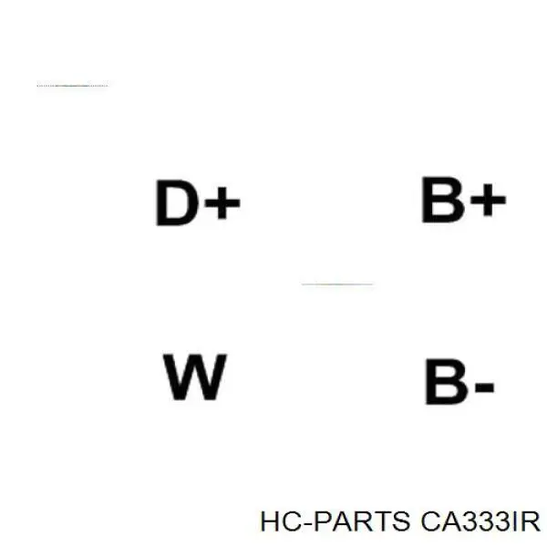 CA333IR HC Parts Генератор автомобильный