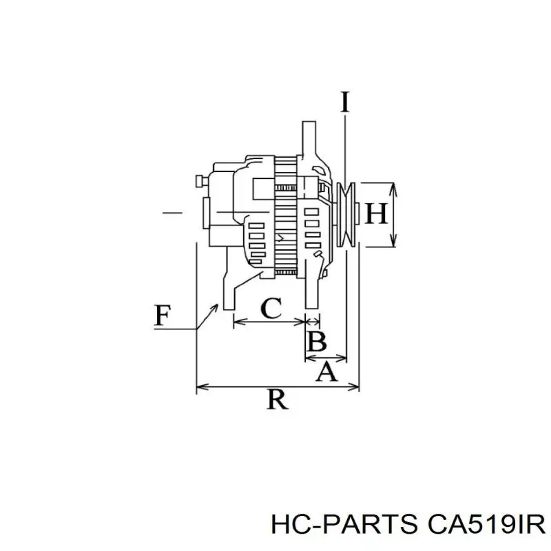 CA519IR AS/Auto Storm Генератор автомобильный