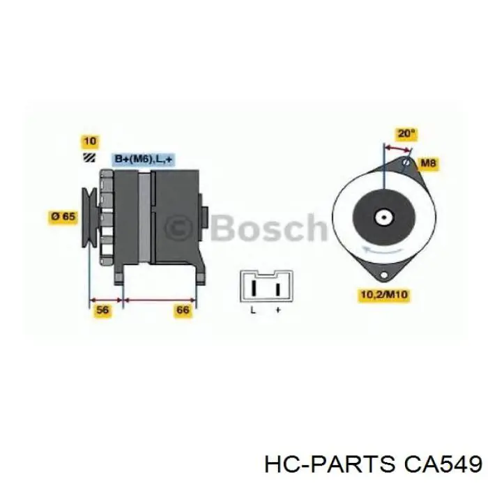 Купить CA549 HC Parts Генератор