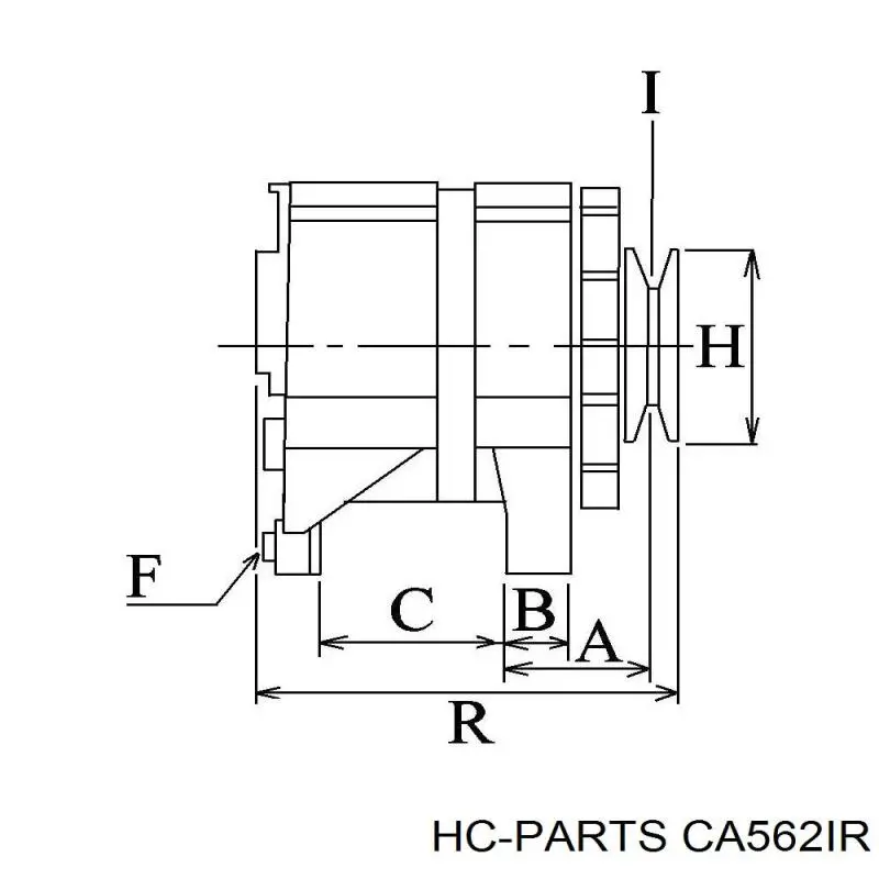 CA562IR HC Parts Генератор автомобильный