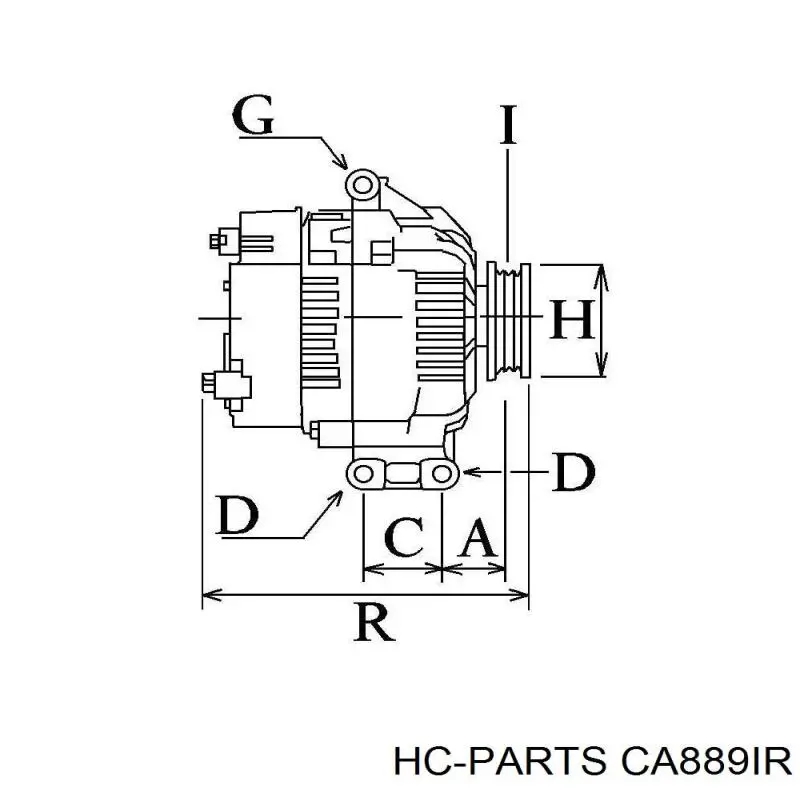Автомобильный генератор Casco CAL30119AS цена, от 59.43 USD