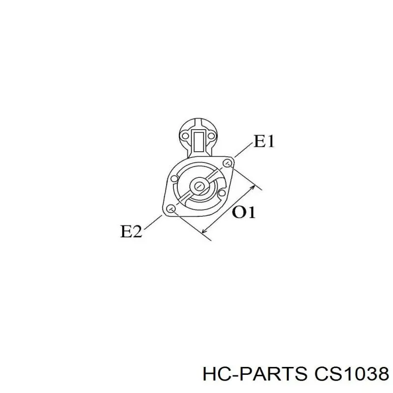 Купить CS1038 HC Parts Стартер