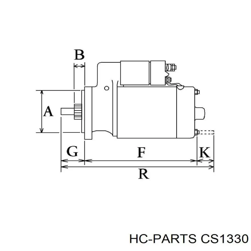 CS1330 HC Parts Стартер автомобиля