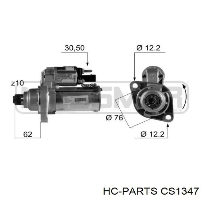 CS1347 HC Parts Стартер автомобиля