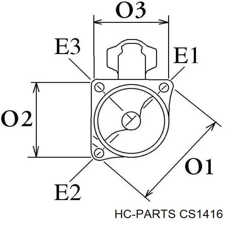 Купить CS1416 HC Parts Стартер