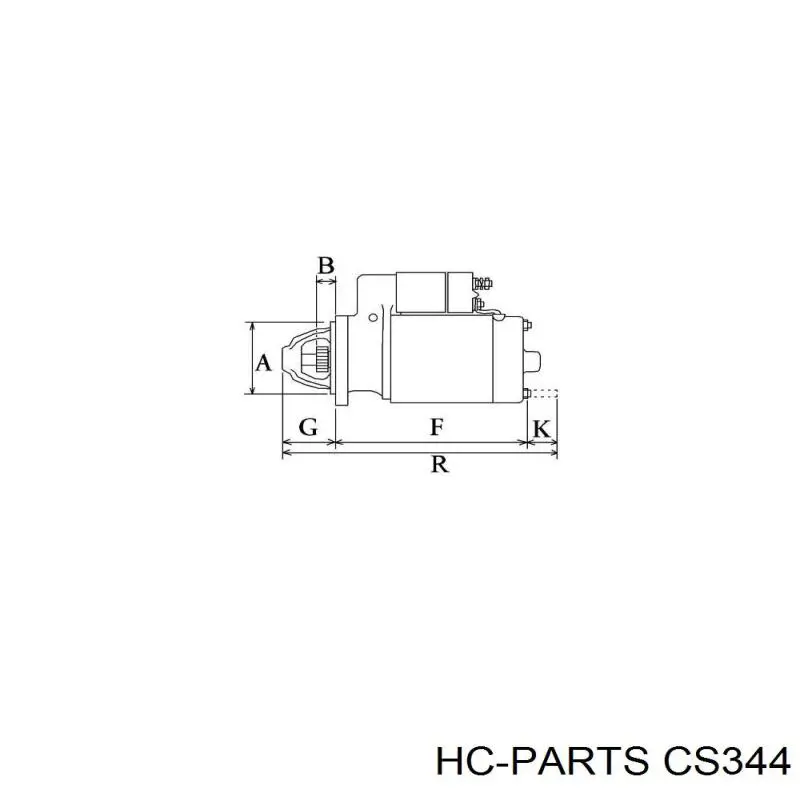 Купить CS344 HC Parts Стартер