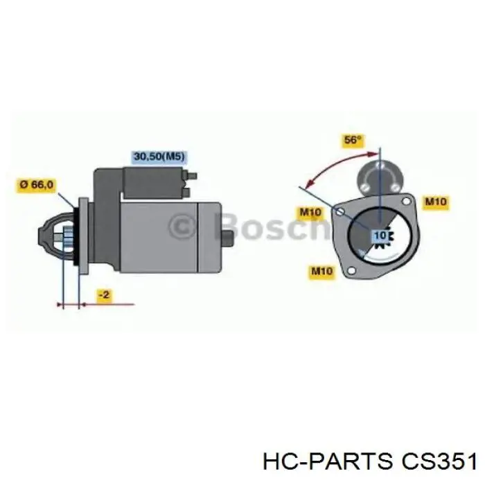 CS351 HC Parts стартер