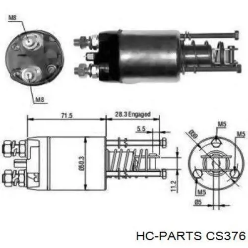 Стартер 0001218008 Bosch