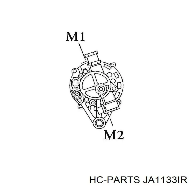 Генератор автомобильный на Mitsubishi Lancer V CB, CD, CE