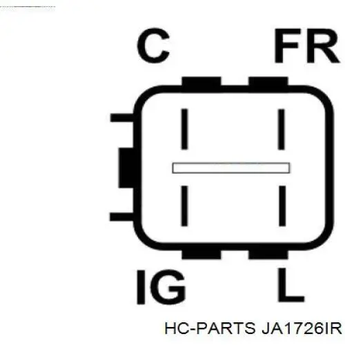 Автомобильный генератор HC Parts JA1726IR цена, от 82.35 USD