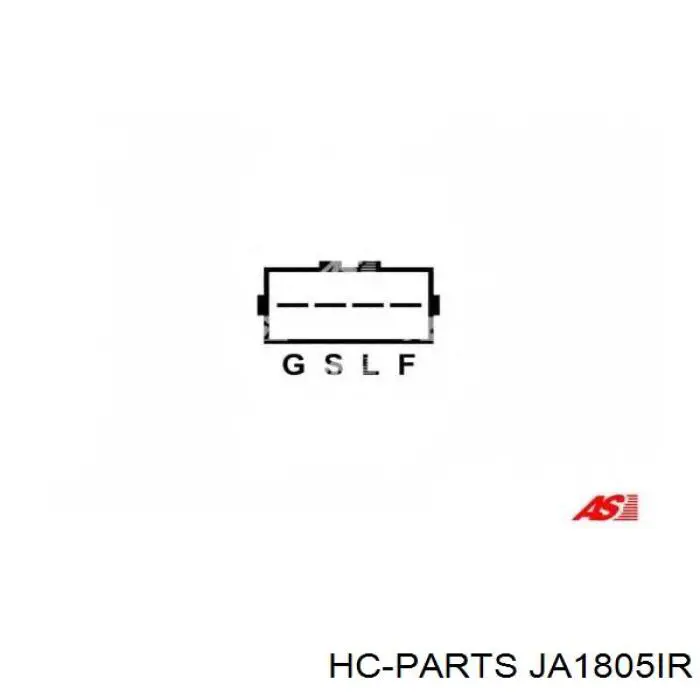 Генератор JA1805IR HC Parts