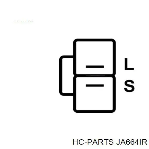 JA664IR HC Parts Генератор автомобильный