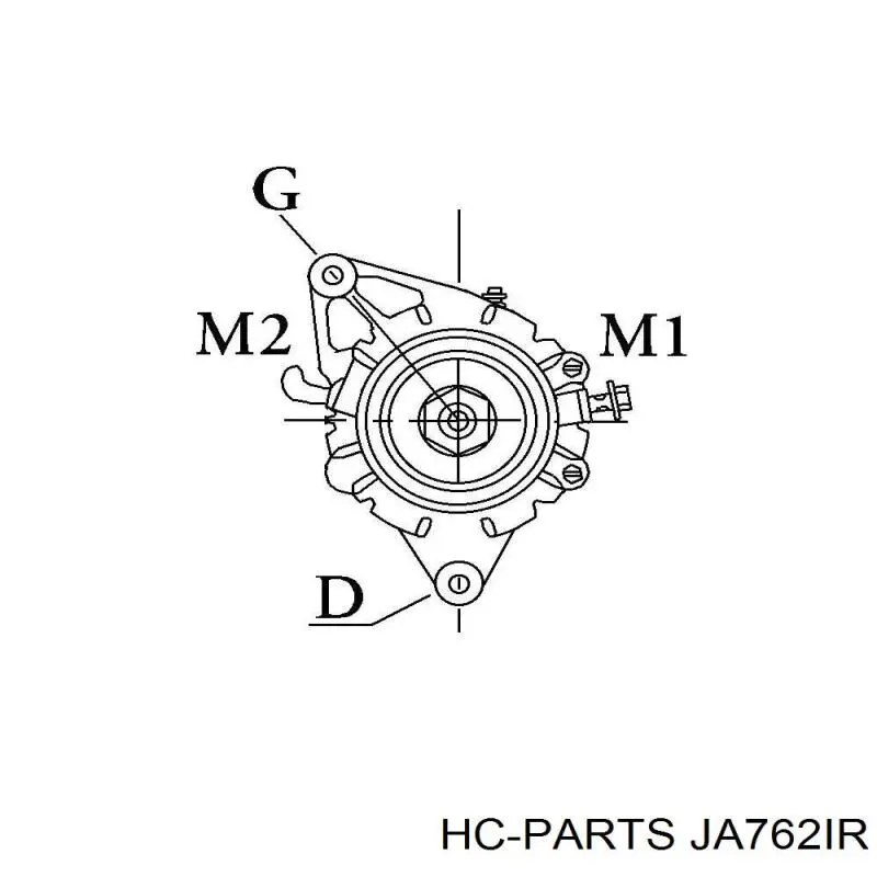 JA762IR HC Parts генератор