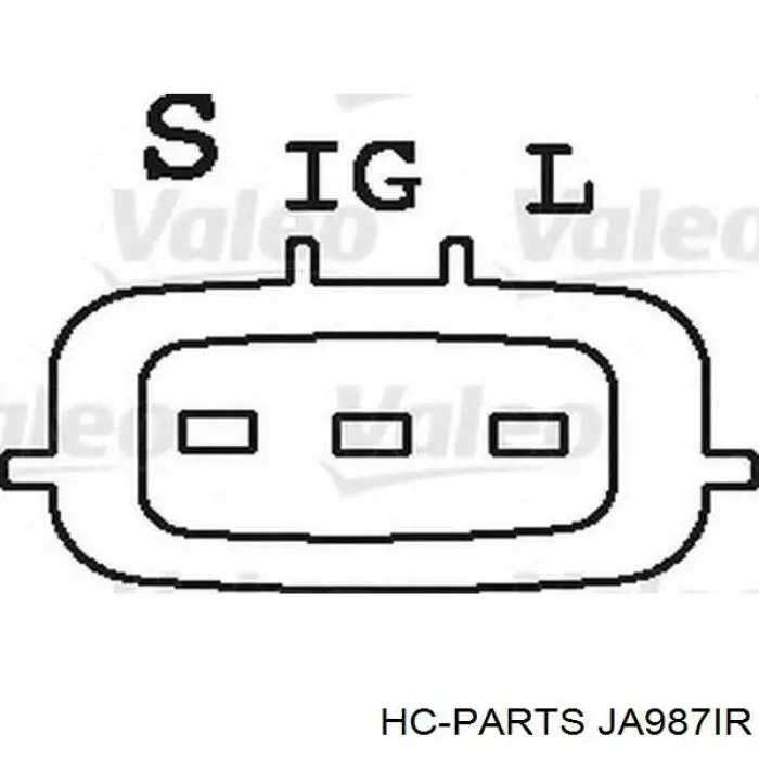 Купить JA987IR HC Parts Генератор