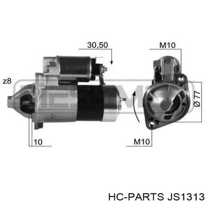 Стартер JS1313 HC Parts