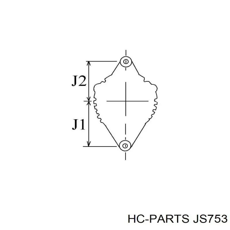 Стартер JS753 HC Parts