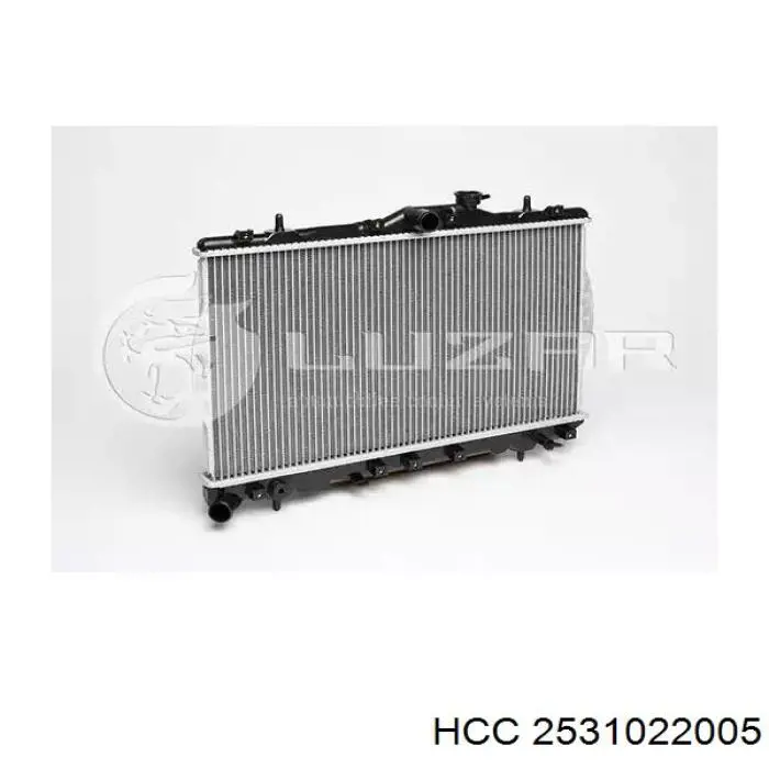Радиатор охлаждения двигателя HCC 2531022005 цена, от 67.16 USD