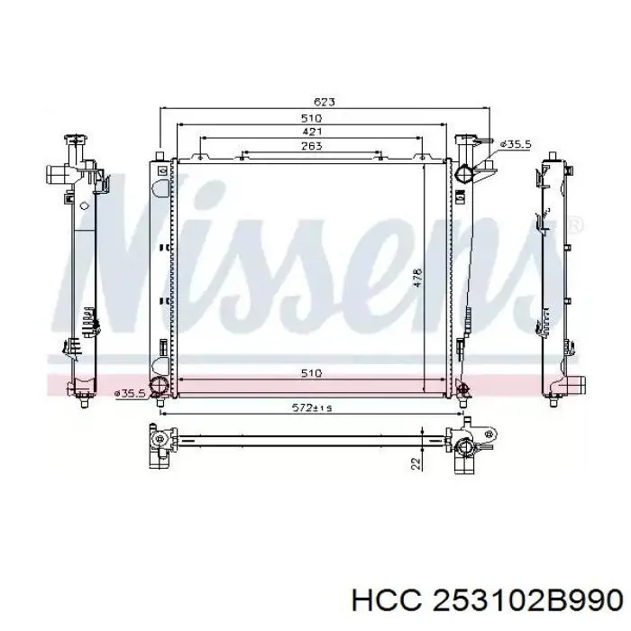  HCC 253102B990 цена, от 147.05 USD