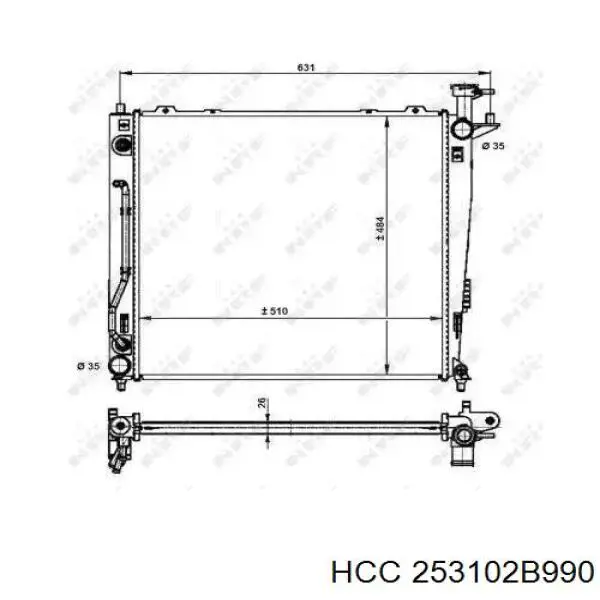 Купить 253102B990 HCC 