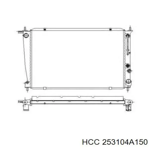 253104A150 HCC радиатор