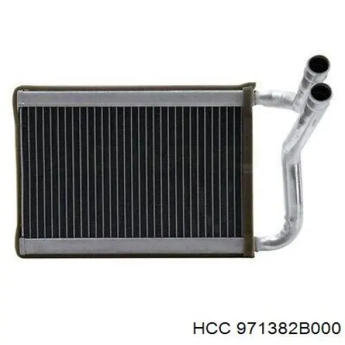 Радиатор печки (отопителя) на Hyundai Santa Fe II 