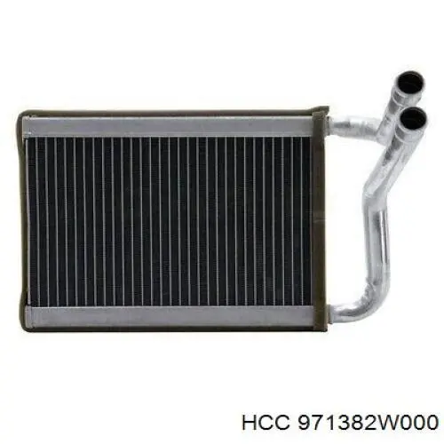 Радиатор печки (отопителя) на Hyundai Santa Fe III 