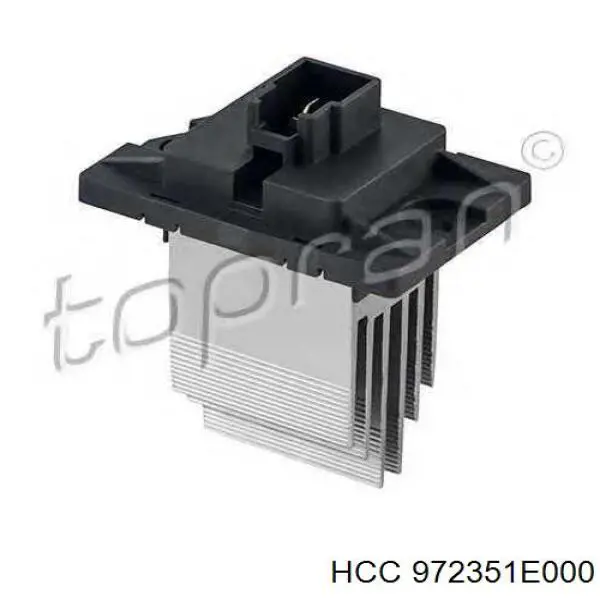 Резистор (сопротивление) вентилятора печки (отопителя салона) на Hyundai Accent MC