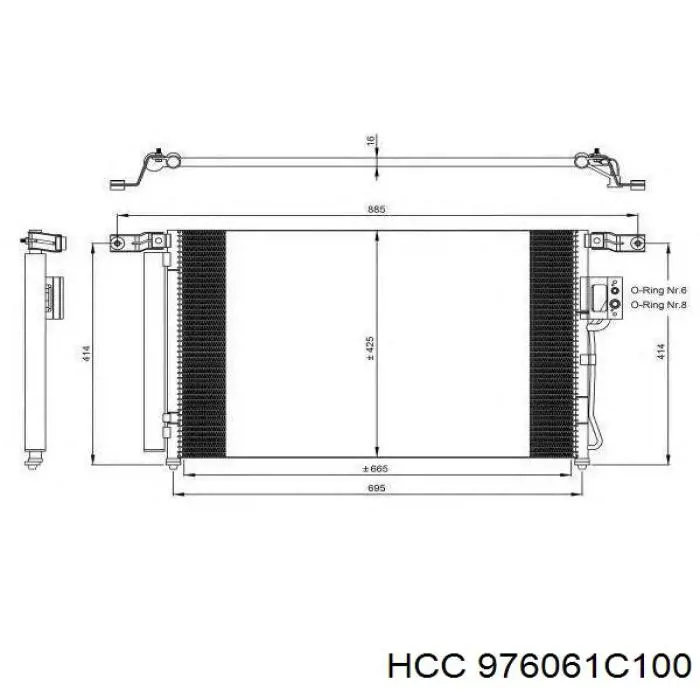 Конденсатор кондиционера Maxgear AC818964 цена, от 59.53 USD