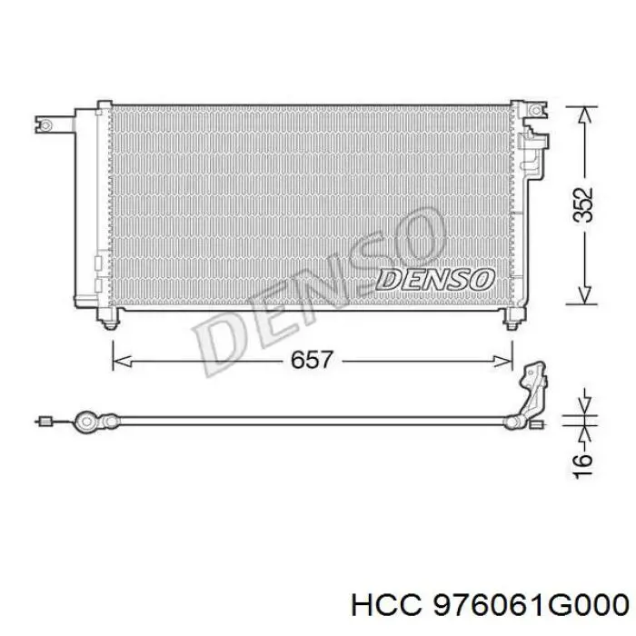 Конденсатор кондиционера Koyorad CD820572 цена, от 79.93 USD