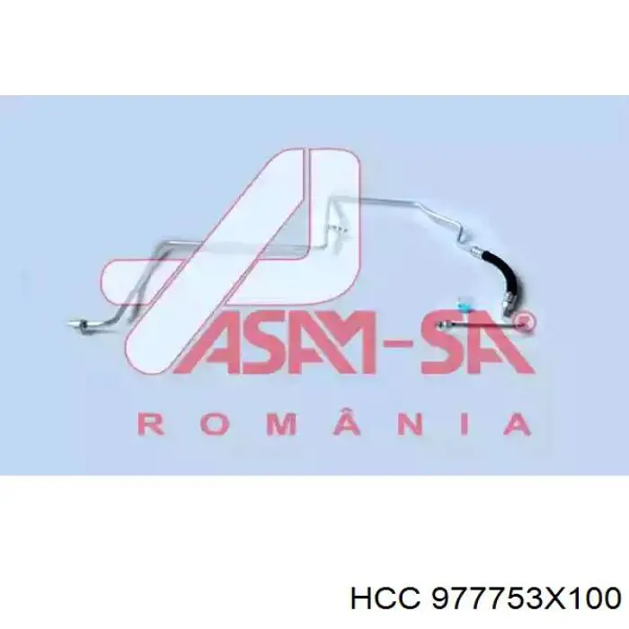 977753X100 HCC Шланг кондиционера, от испарителя к компрессору
