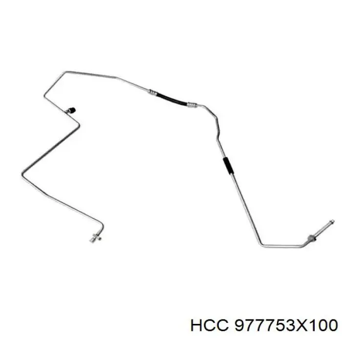 Шланг кондиционера, от испарителя к компрессору HCC 977753X100 цена, от 88.69 USD