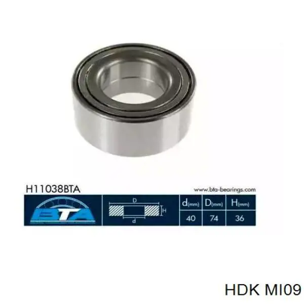  ШРУС наружный передний Mitsubishi Lancer 6