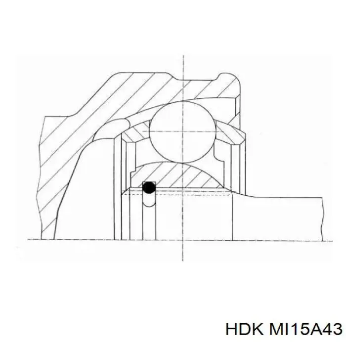 ШРУС наружный передний MI15A43 HDK