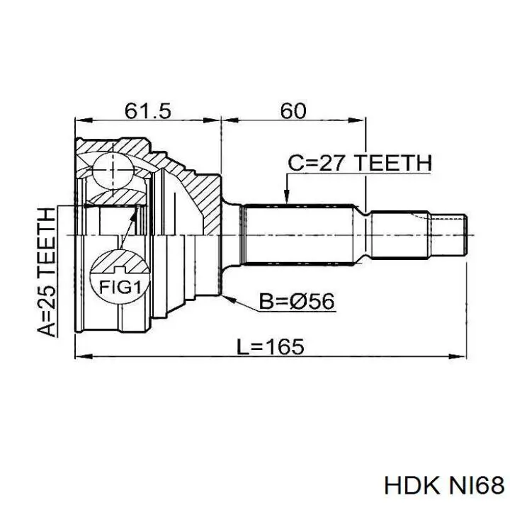 Граната колесная HDK NI68 цена, от 27.71 USD