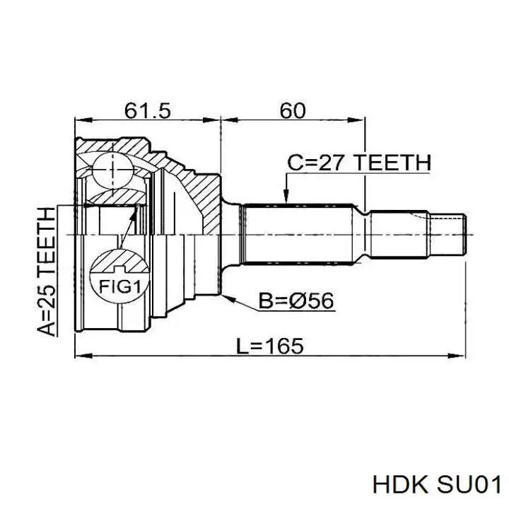 SU01 HDK комплект шруса